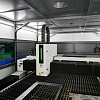 FL-L2040FH-8000-Raycus Лазерный аппарат для раскроя листового металла с кабинетной защитой