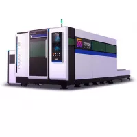 FL-L1560FHE-1500-Raycus Лазерный станок для резки листового металла с кабинетной защитой и сменным столом